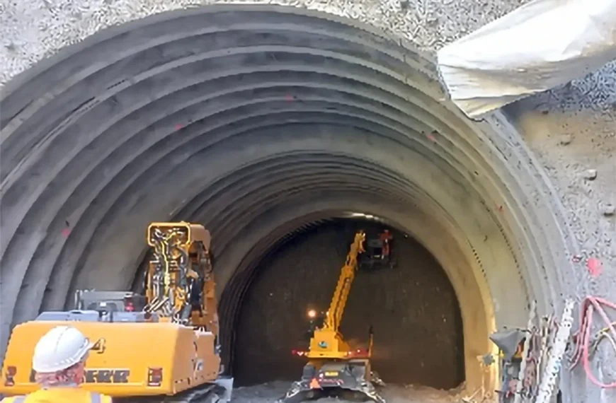 Nouveau tunnel des Pyramides d'Euseigne